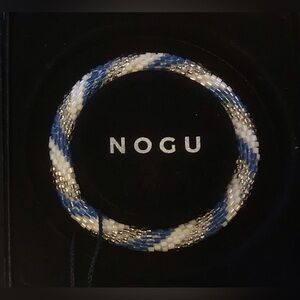 💙🩶🤍 NOGU Himalayan Blue, Silver, White Bracelet 🤍🩶💙
